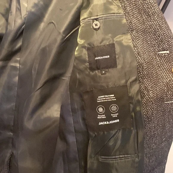 Mens wool long coat - Picture 4 of 4